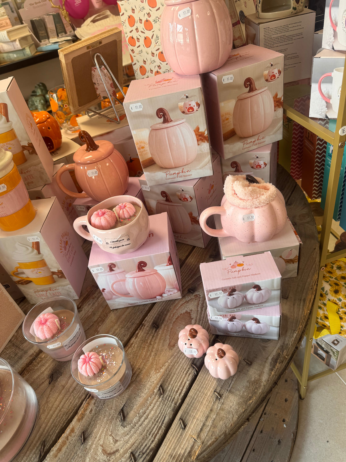 Collection Citrouille rose