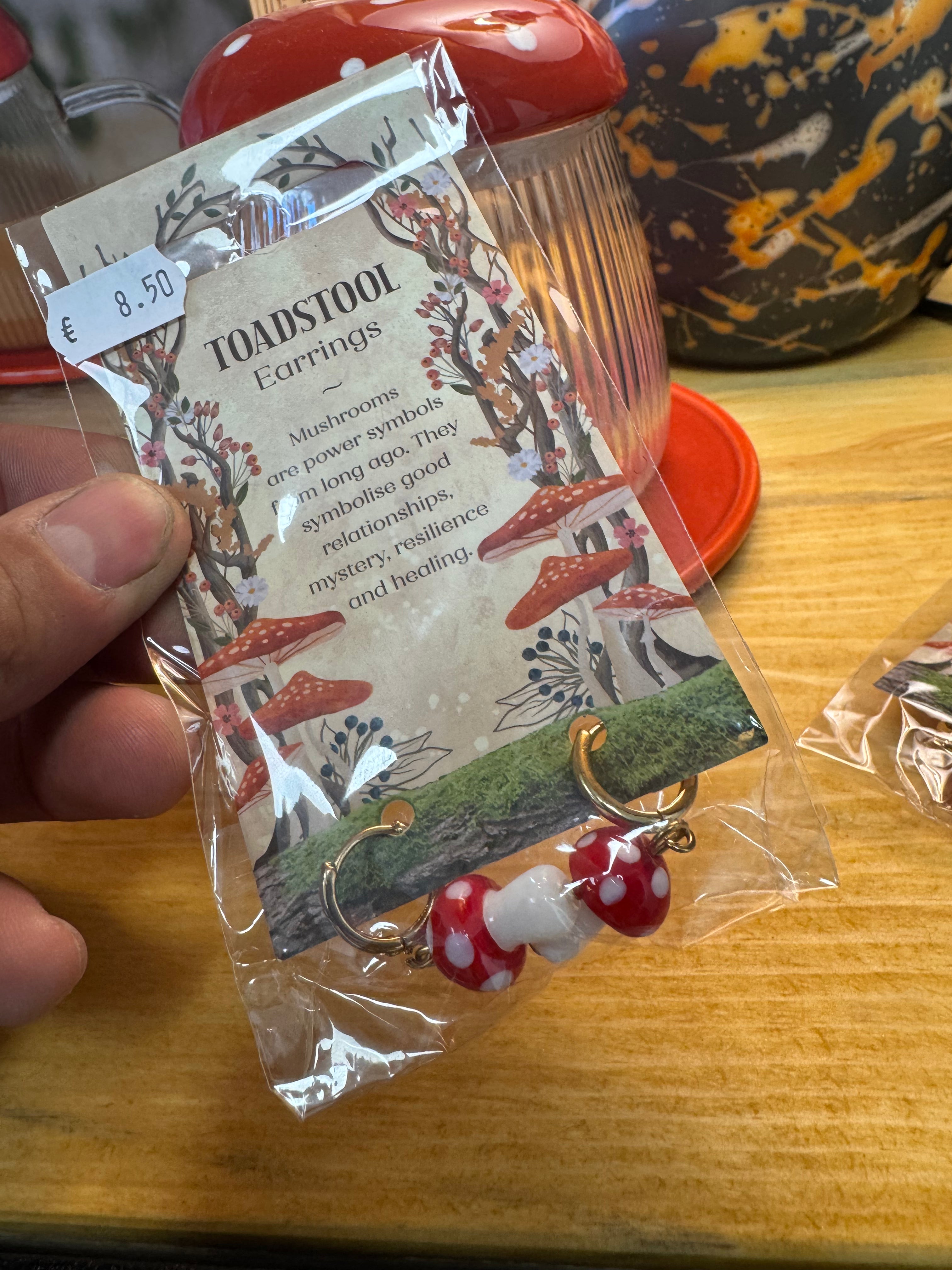 Boucles d'oreilles « Champignons »