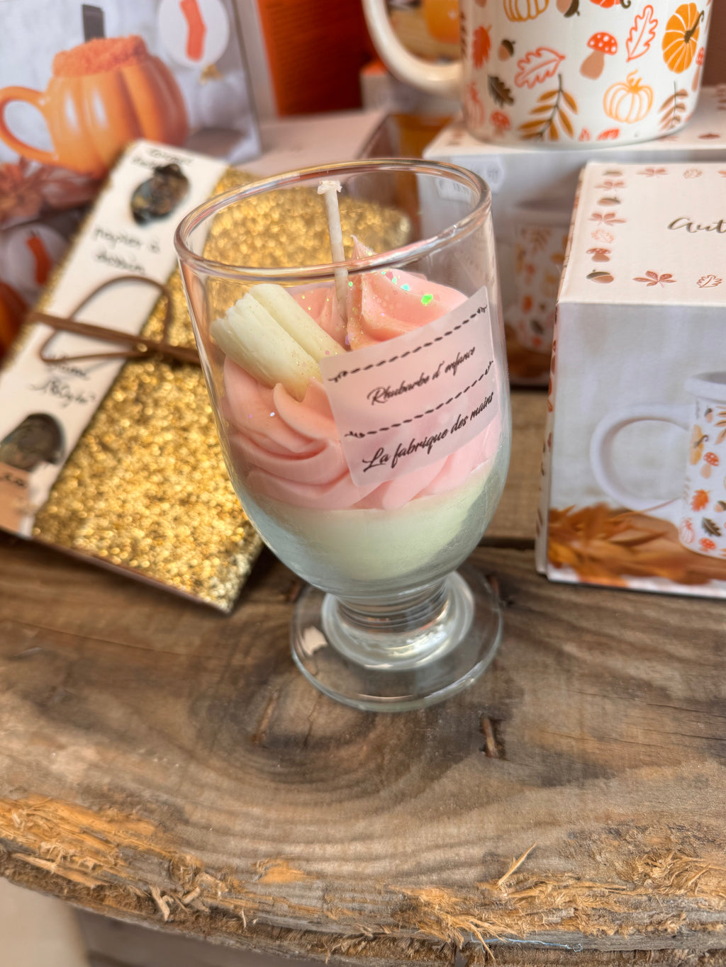 Bougie « Rhubarbe d'Enfance »