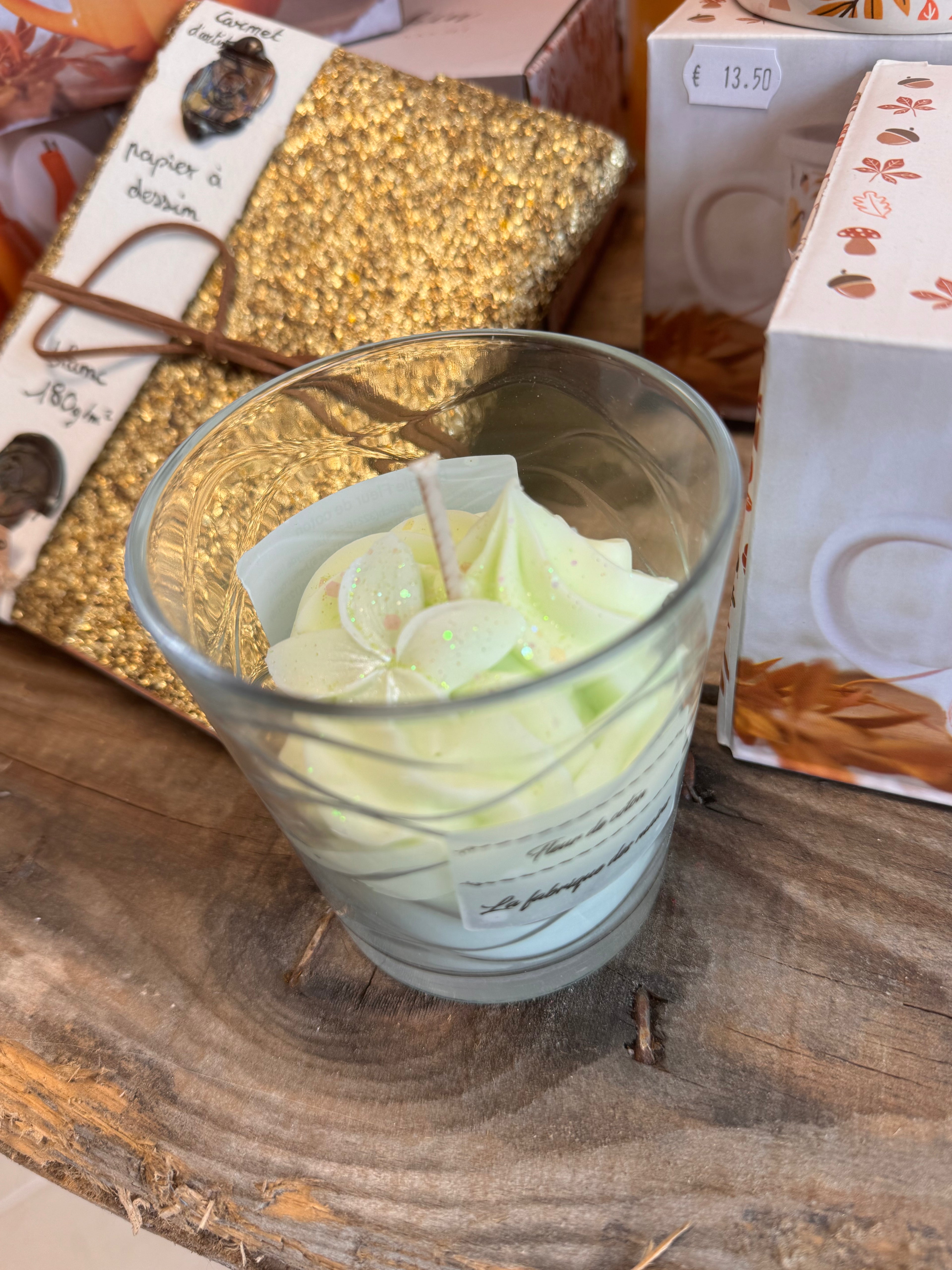 Bougie « Fleur de coton »